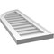 Ekena Millwork Quarter Round Top Left Surface Mount PVC Gable Vent w/ 2"W x 1-1/2"P Brickmould Frame, 12"W x 32"H GVPQL12X3202SN - alternate 2